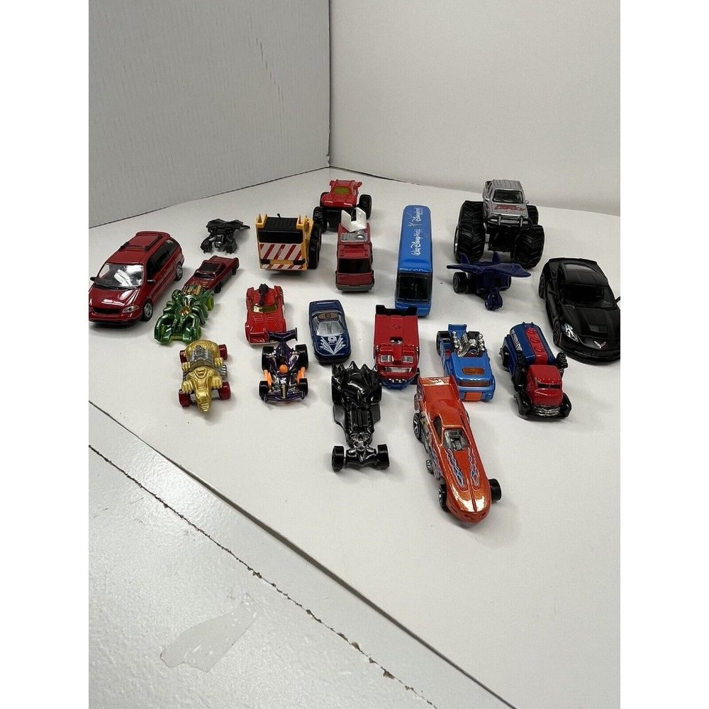 Assorted Cars and Trucks Lot ie Matchbox Tonka Disney